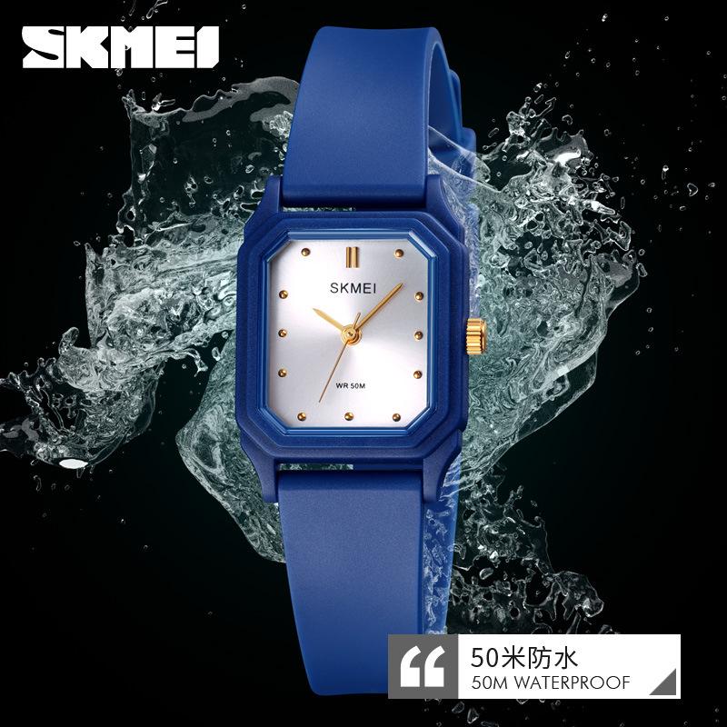 Moment US квадратный простой ультратонкий цифровой указатель кварцевый тест специальные часы студенческая модель женские часы торговец