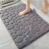 Luxurious Coral Fleece Non-Slip Bathroom Mat - Soft, Absorbent, Bathroom Safety Mat|Decorative Bath Mat