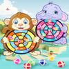 Creative Dart Plate Target Animal Sticky Ball Throw Throwing Sticky Ball Children'S Toys
