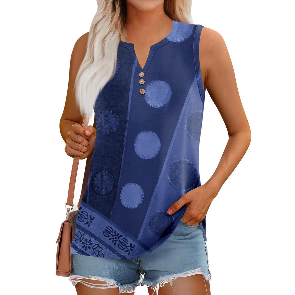 Женский летний жилет, свободный, однотонный, с пуговицами, V-образным вырезом, повседневная рубашка без рукавов