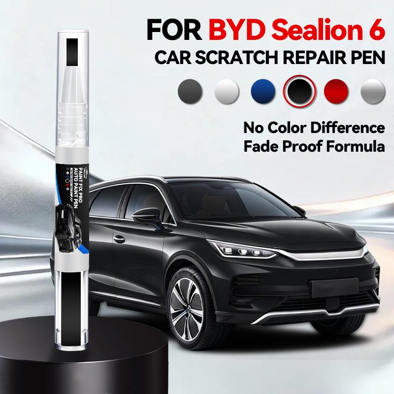 Car Paint Repair Pen For 2023-2025 BYD Sealion 6 Paint Scratch Repair Accessories Azure Blue Baltic Black White Stone Grey