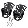 1 Pair Cycling Folding Road Bike MTB Bike Metal Bicycle Foot Pegs Rear Seat Bike Pedals Footrests