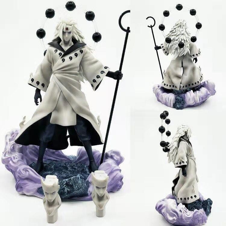 Naruto Shippuden Uchiha Madara Rikudou Sennin Modo Ver. PVC Uchiha Madara Action Figure Collectible Model Toy