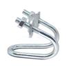 10Pcs Crosses Pipe Clamp Metal Steel  Crosses Tube Buckle Pipe Connector Clamps for Greenhouses Farm Nursery
