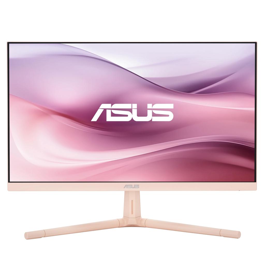Asus Monitor Eye Care Rose Clay Pink 27 Inches Full HD X IPS 100Hz USB Charging Blue Light Reduction Height Adjustment VESA Compatible VU279CFE-P / /