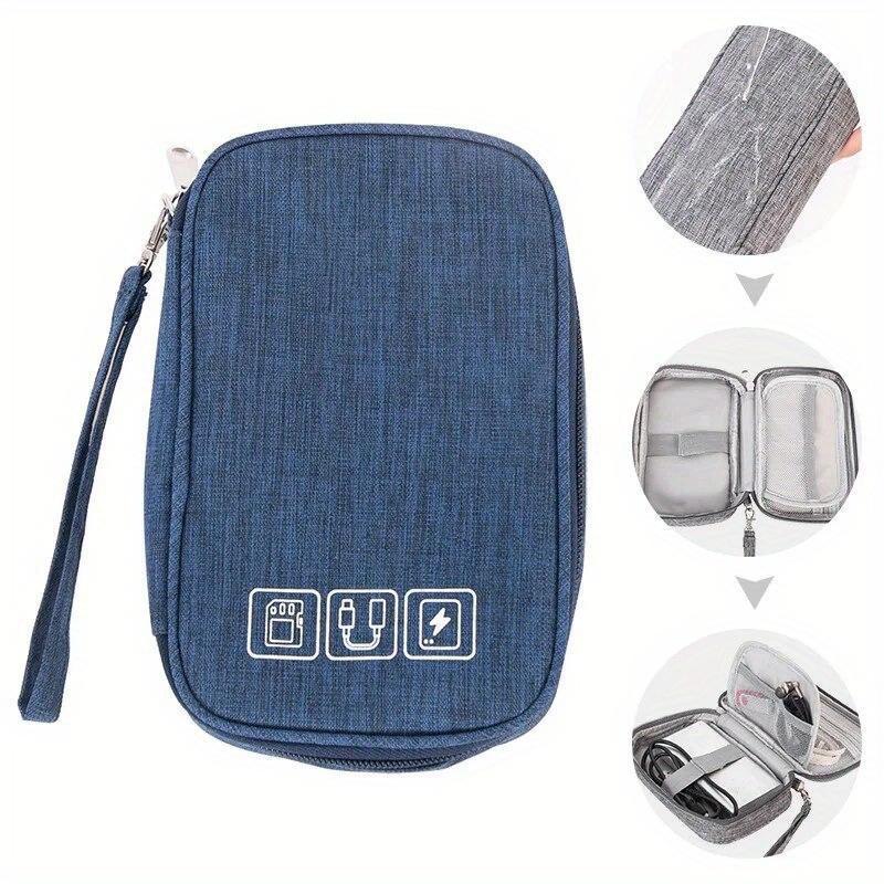 Cable Storage Bag Waterproof Digital Electronic Organizer Portable USB Data Line Charger Plug Storage Bag Travel Cable Organizer