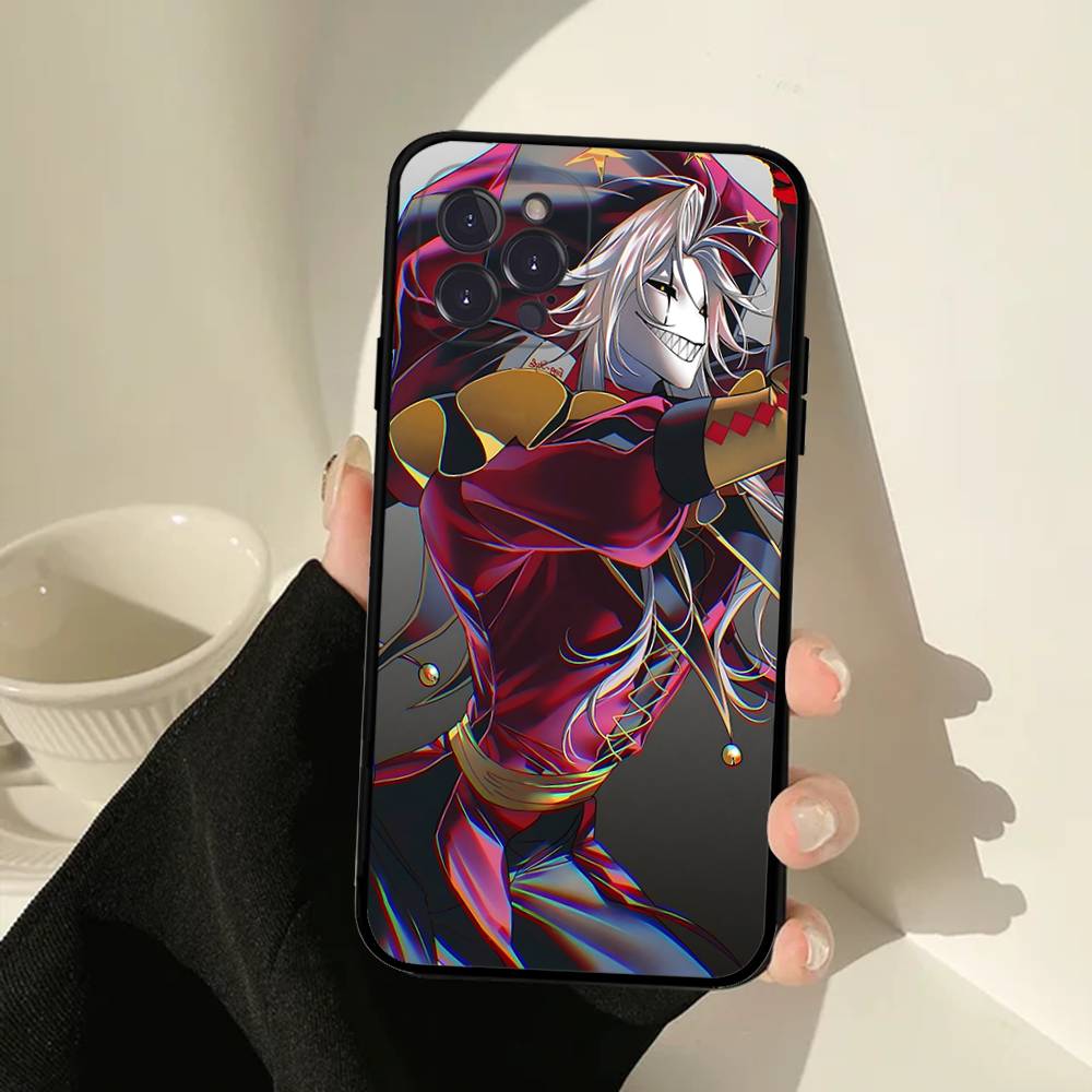 Чехол для телефона 'Цирк уродов' Пьеро для iPhone 17 16 15 14 11 12 13 Pro Max Plus Mini Мягкая задняя крышка