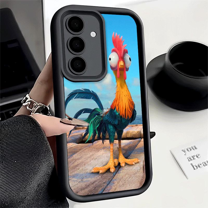 Чехол для телефона Samsung Galaxy S26 S25 Ultra S24 FE Курица Курица Петух Чехол S23 Plus S22 + S21 S20 5G Мягкий Силикон Funda