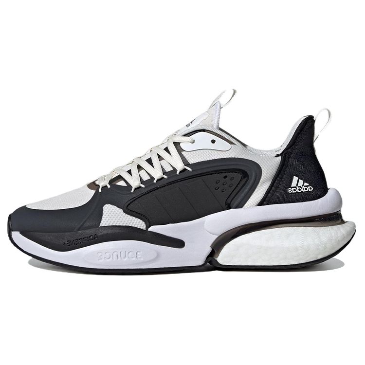 Adidas Alphaboost V1 Comfortable Fabric Low Top Running Shoes Unisex Sneakers Off-White IF6886