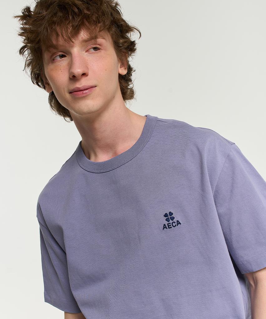 AECA Everyday Aeca Clover Half Sleeve Tee-Purple