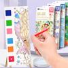 Kids Portable Watercolor Painting Book 12 Sheets Gouache Graffiti Picture 1 Pen Coloring Water Drawing Books Set Kids Toys Gifts