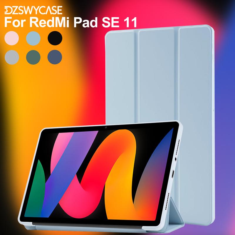 Case for Xiaomi Redmi Pad SE 11", Slim Cover Stand Shell 2023 Leather Protective Cover Magnetic Case Auto Sleep / Wake