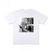 Autumn European and American Heavy Pure Cotton Spoof Style Printed T-shirt 2025 New Men's Women's Comfortable Versatile T-shirt