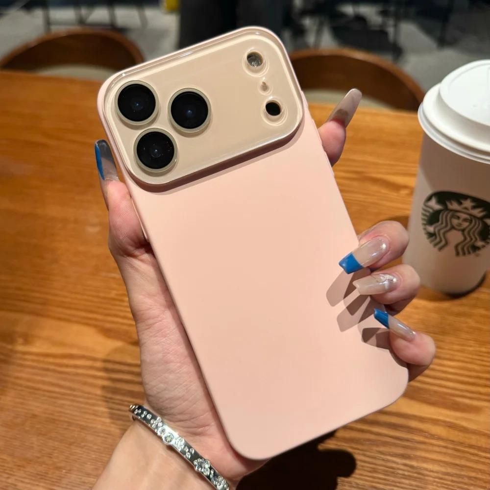 Роскошный противоударный чехол для телефона с матовым покрытием, приятный на ощупь, для iPhone 17 16 15 14 Plus 13 12 Pro Max 17Pro Air, защитная крышка для объектива камеры