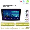 Autoradio Android 17 pour Skoda Superb 2 B6 2008-2015 avec Carplay, Navigation, Lecteur Multimédia, GPS, WiFi+4G, Vidéo, BT, Unité Centrale 2 DIN