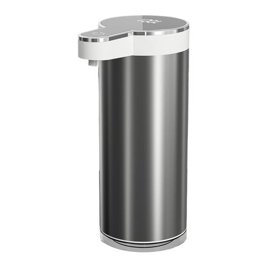 Бесконтактный автоматический дозатор мыла, регулируемый на 4 уровня, перезаряжаемый, сенсорная помпа, из нержавеющей стали, дозатор жидкого мыла для ванной