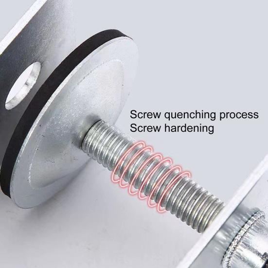 2 шт. зажимы для фиксации ящика, нержавеющие, прочные, несущие противоскользящие конструкции, передние монтажные зажимы для ящика, деревообрабатывающие инструменты