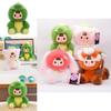Strawberry Cat Plush Toy With Short Pile Soft Plush For Kids And Collectors