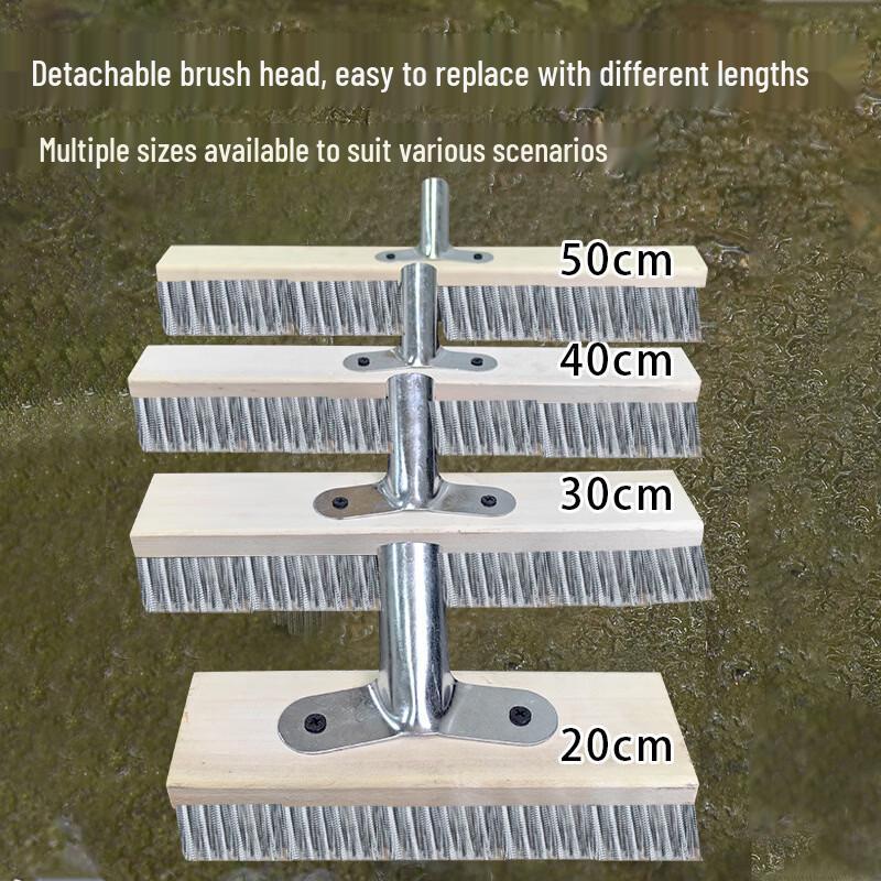 Stainless Steel Wire Floor Brush Heads (10-Pack)