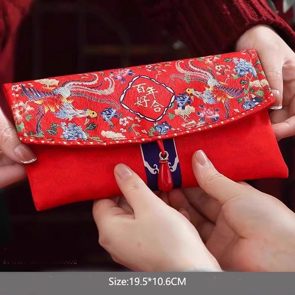 Best Wishes Wedding Red Envelope Multiple Patterns Red Money Packet HongBao  Spring Festival