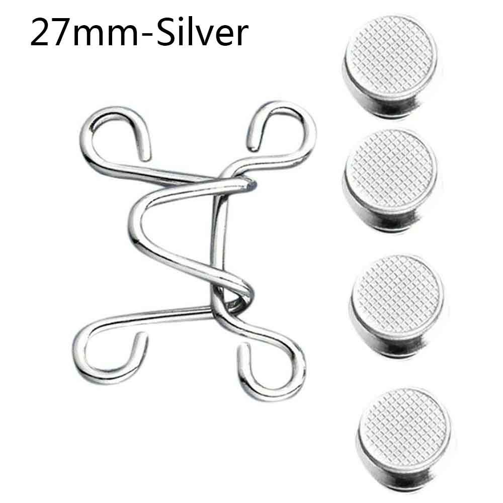 Мужские джинсы брюки пряжка на талии без гвоздей регулируемая застежка на талии удлинитель пряжки на талии