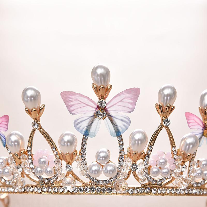 Роскошные розовые хрустальные свадебные короны, королевские диадемы королевы, повязки на голову для девочек, свадебный головной убор для выпускного вечера, диадема для невесты, украшения для волос, аксессуары