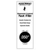 MUSIC NOMAD Diamond Coated Nut MN660 File, .050 inch,