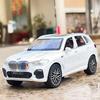 New 1:32 Scale  BMW X5 Alloy Car Model Die-cast Toy Light Sound SUV 6 Doors Openable Miniature Vehicle Children's Collection Gift Pickup Ornaments