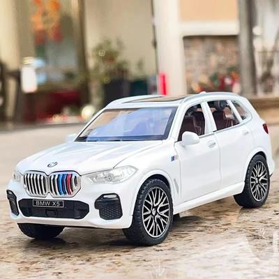 Новый 1:32 масштаба BMW X5 литой игрушечный внедорожник со светом и звуком, 6 дверей, открывающийся миниатюрный автомобиль, детская коллекция, подарочные украшения для пикапа
