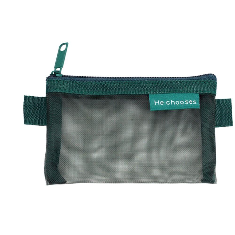 Mesh Storage Pouch Transparent File Folders Multi-Purpose Cosmetic Makeup Bags  Students Gift