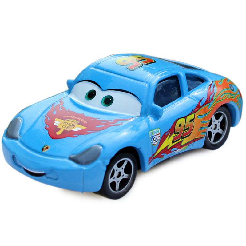 Disney Pixar Cars No.95 Молния Маккуин Модель автомобиля Металлические игрушки и хобби Для детей Для мальчиков Для малышей и детей Дети Подарок на день рождения Игрушечные машинки и поезда