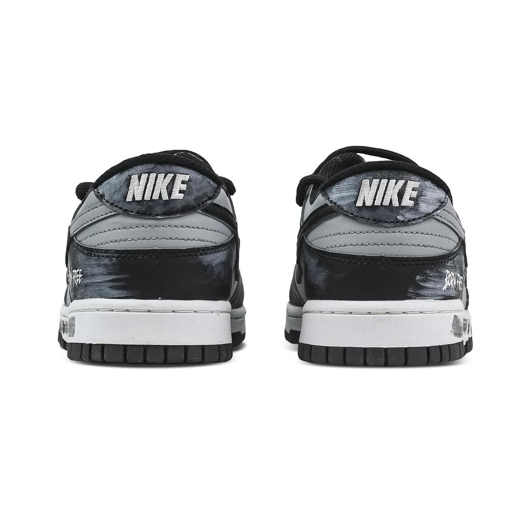 Nike Кроссовки для скейтборда Dunk Ink Freedom Heart Box Устойчивые к истиранию Низкие Унисекс Черный Серый HF5441-100(Команда773-1-)