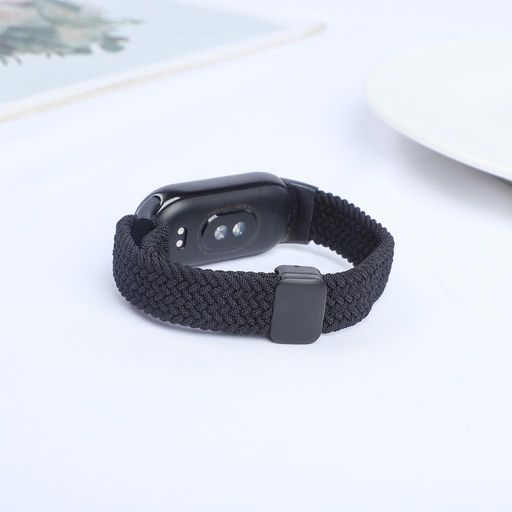 Магнитный плетеный ремешок для Xiaomi Mi Band 10 Аксессуары дышащий нейлоновый браслет ремешок pulseira correas для Xiaomi Mi band 9 8