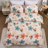 3PC Flower World Duvet Set Skin Friendly 100% Polyester 1Quilt Cover 2Pillowcase Without Core Four Seasons Home Decor