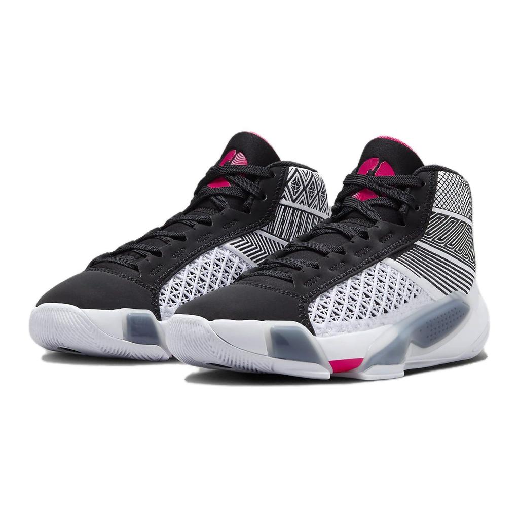 Air Jordan 38 GS Fundamental 2.0 Kids Sneakers White Siren-Red Black DZ3499-101