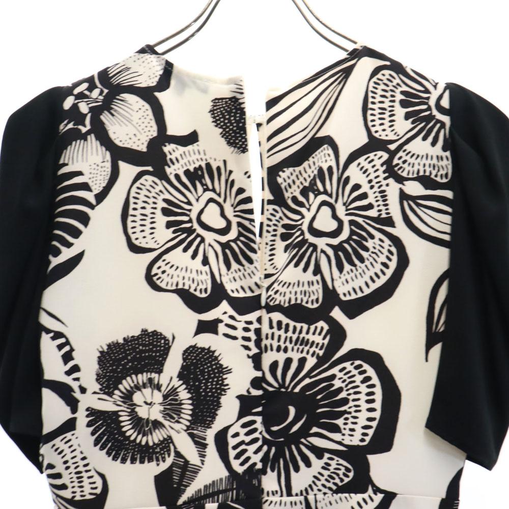 TARA JARMON Цветочный Комбинезон с коротким рукавом 36 белый Женский Б/У