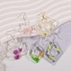 Crystal Earring Pendant Mould Ear Clips Silicone Mold Irregular Shapes Earrings Mould for DIY Enthusiasts Crafts Mould