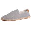 Износостойкие холщовые мужские туфли дышащие ленивые на одну педаль ходьба старый Пекин льняные ручной работы тканевые туфли повседневные кеды