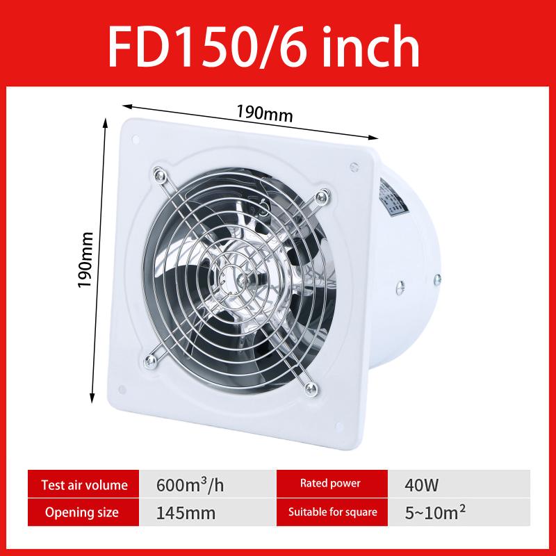4 Inch 6 Inch Exhaust Fan Ventilation Fan Exhaust Ventilation Fan For Warehouses Factories Garageskitchens