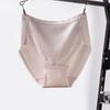 Stylish Female Panties Thin Flat Belly Moisture Wicking Solid Color High Waist Women Briefs Inside Wear