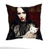 M-Marilyn Manson наволочка для подушки наволочка для диванной подушки в гостиной наволочка для подушки на кровать в спальне домашний декор