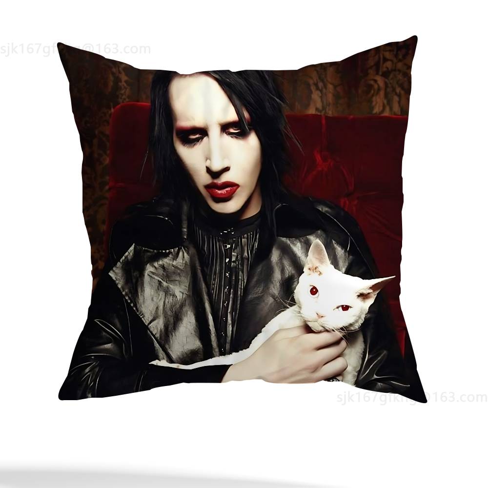 M-Marilyn Manson наволочка для подушки наволочка для диванной подушки в гостиной наволочка для подушки на кровать в спальне домашний декор