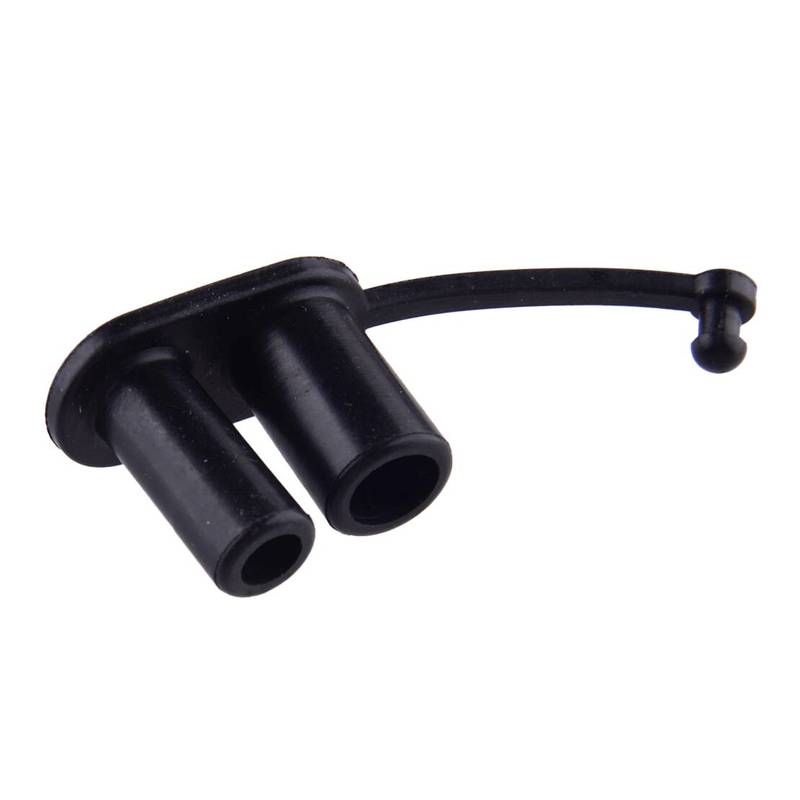 2pcs Fuel Connector Cap Protector Fit For Mercury Outboard 4 5 6 8 9.9 10 15 20 25 30HP Black Rubber 6BX-2476U-00 878311