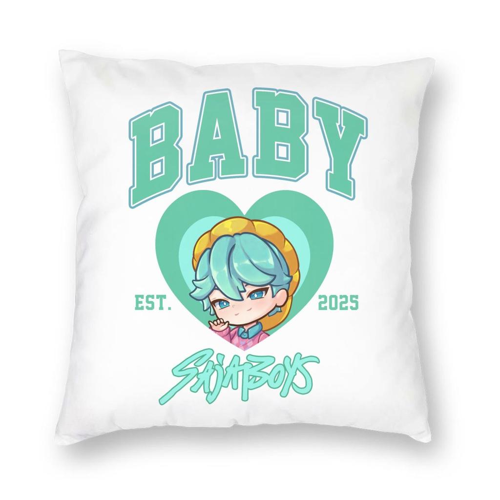 Kpop Охотники на демонов Saja Boys Наволочка Принт Полиэстер Наволочка-подушка Подарок Наволочка для подушки Домашний Квадратный 40X40 см