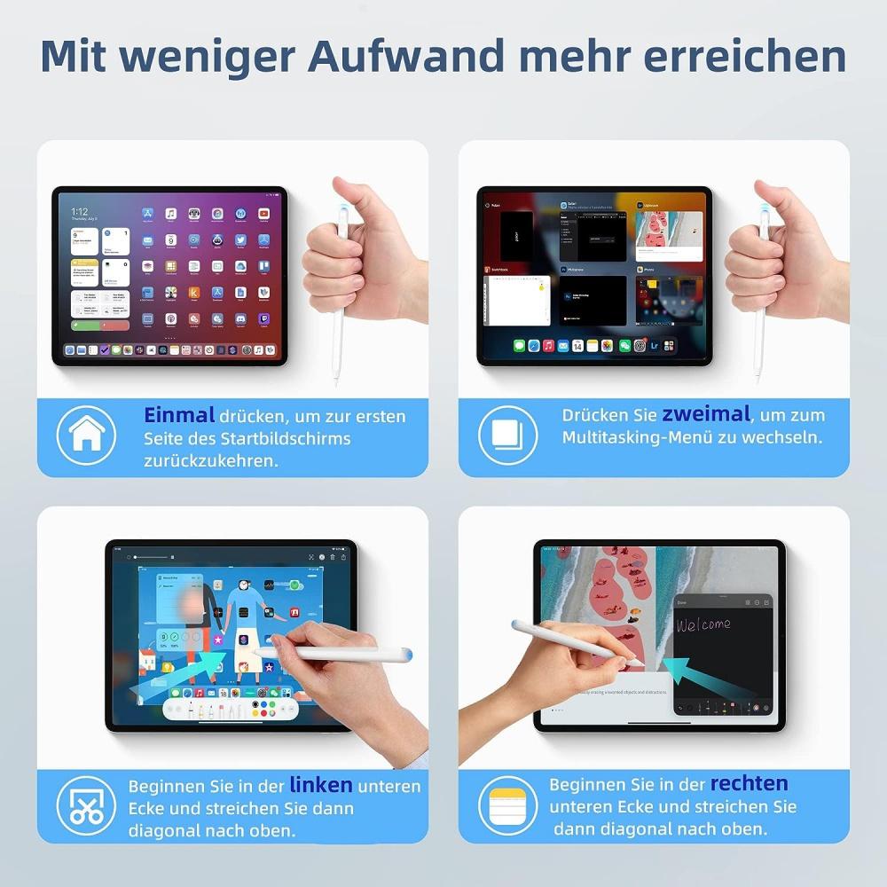 Ручка A14 с беспроводной зарядкой, как у iPad Pencil 2-го поколения, стилус совместим только с Apple iPad Pro/iPad Air/iPad Mini Gen