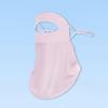 Летняя маска для лица Ice Silk UPF 50+, обертывание шеи, модная солнцезащитная вуаль для всего лица, велоспорт