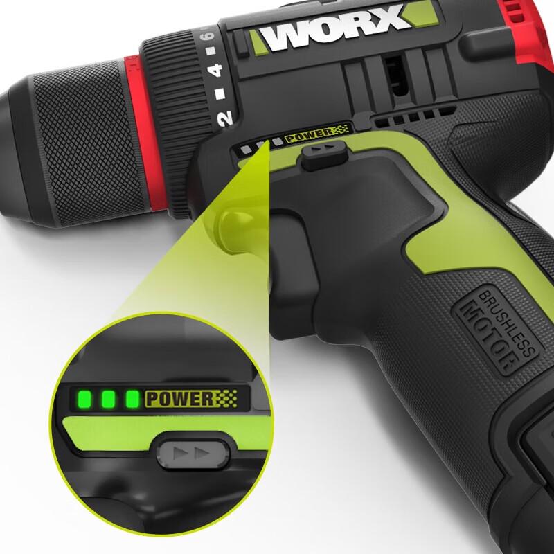 Worx WU130X.1 12V Brushless Cordless Drill Driver CN plug (adapter included)