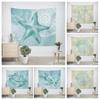 Иллюстрация Стиль Морская звезда Ракушка Декоративный Гобелен Офис Гостиная Украшения Дома Настенный Гобелен