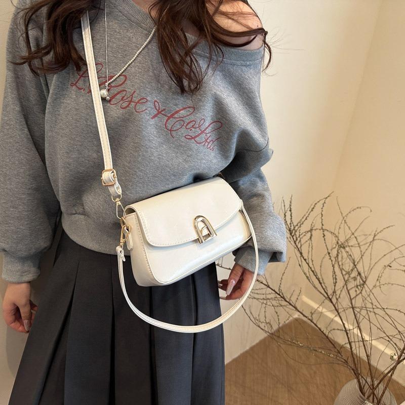 Текстурированная женская сумка-мессенджер новая ретро сумка подмышку на плечо модная универсальная маленькая квадратная сумка для通勤