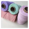 Хлопковый шнур с цветным сердечником, 4 мм – Идеально подходит для ручного плетения, упаковка в один моток